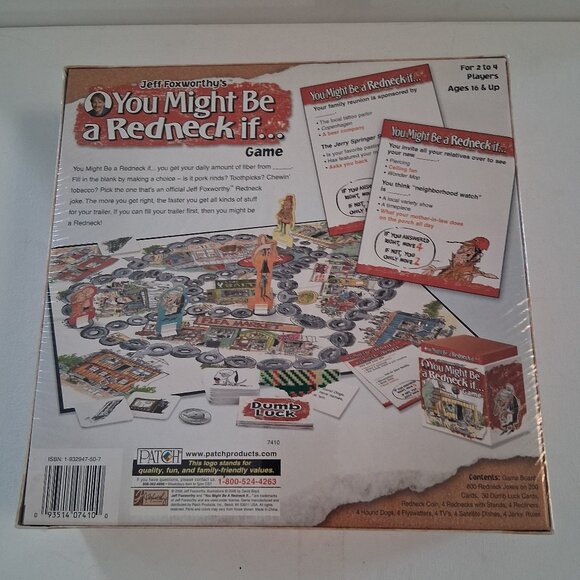 Jeff Foxworthy's You Might Be A Redneck If.....Game Brand New - Picture 4 of 4